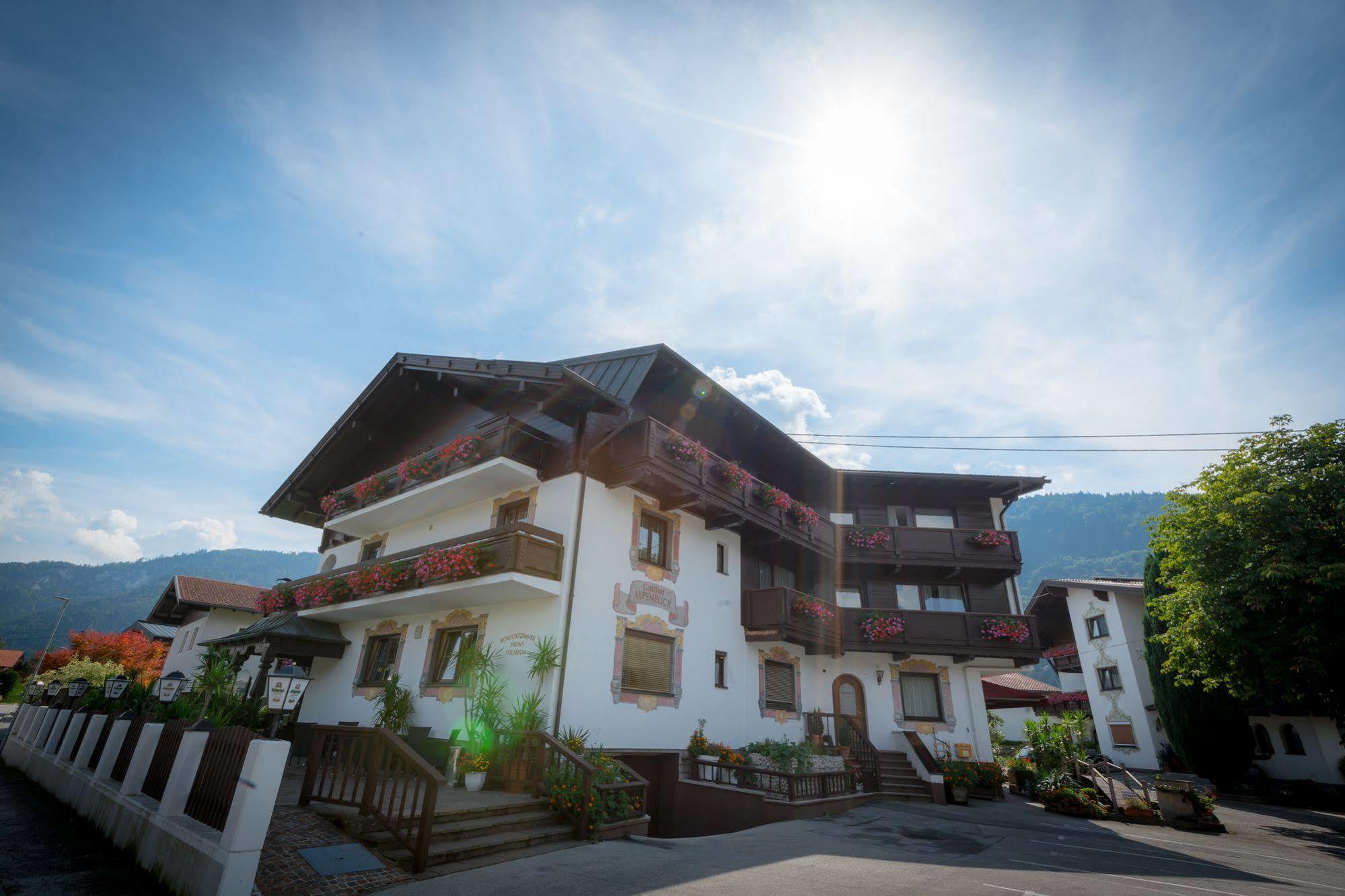 Gasthof Pension Alpenblick Radfeld Eksteriør bilde